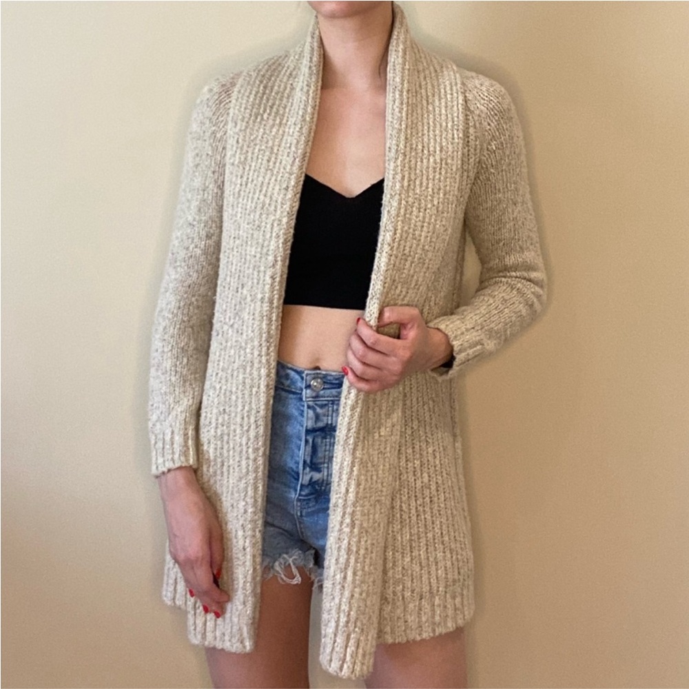 NWOT Cozy Cream Knit Cardigan
